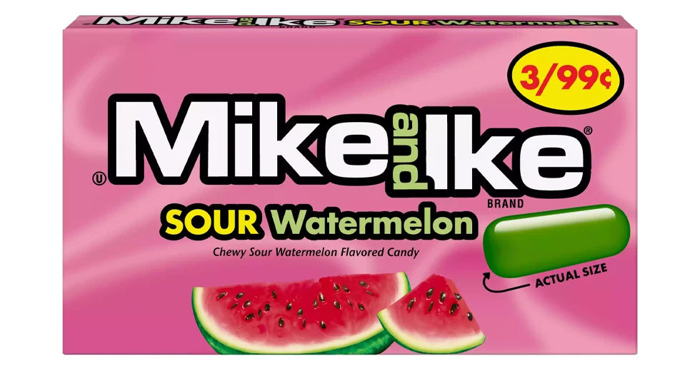 Mike & Ike Pink & Blue Flavored Chewy Candy- GREAT FOR