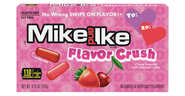 Mike and Ike Flavor Crush theater box candy.